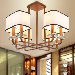 Moderne zeitgenössische 8 Licht Single Tier Kronleuchter Lampe Licht