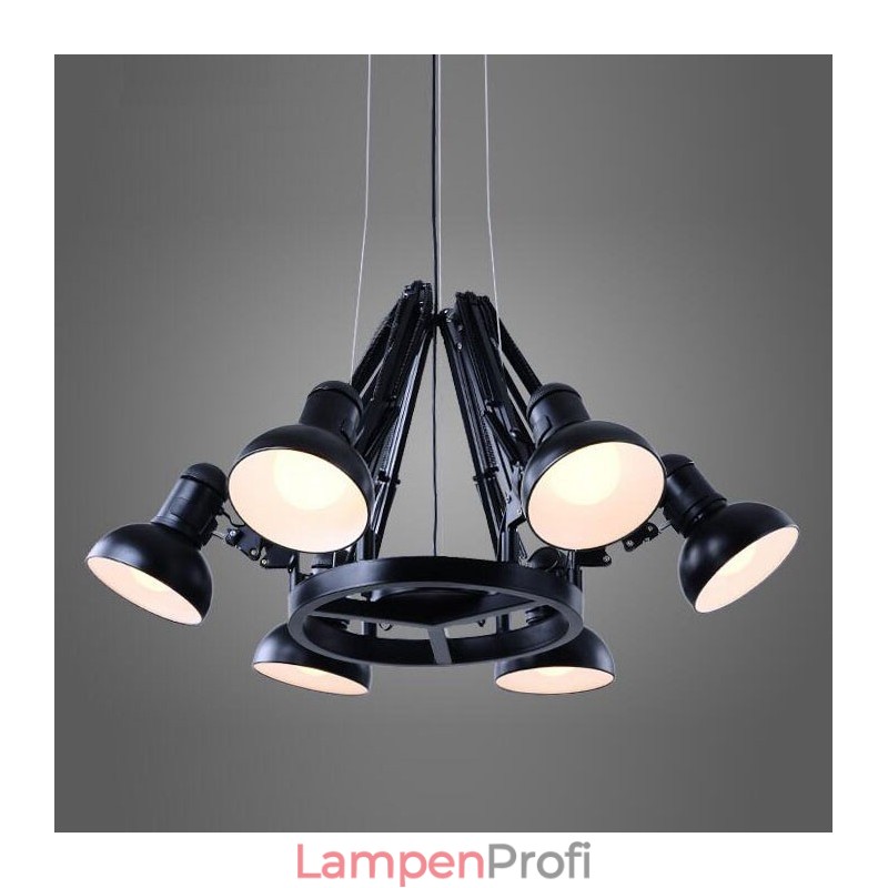 6 Licht Moderne Zeitgenössische Single-Tier Kronleuchter Lampe Licht