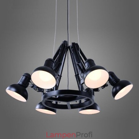 6 Licht Moderne Zeitgenössische Single-Tier Kronleuchter Lampe Licht