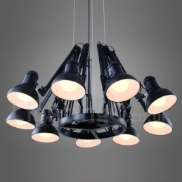 9 Licht Moderne Zeitgenössische Single-Tier Kronleuchter Lampe Licht