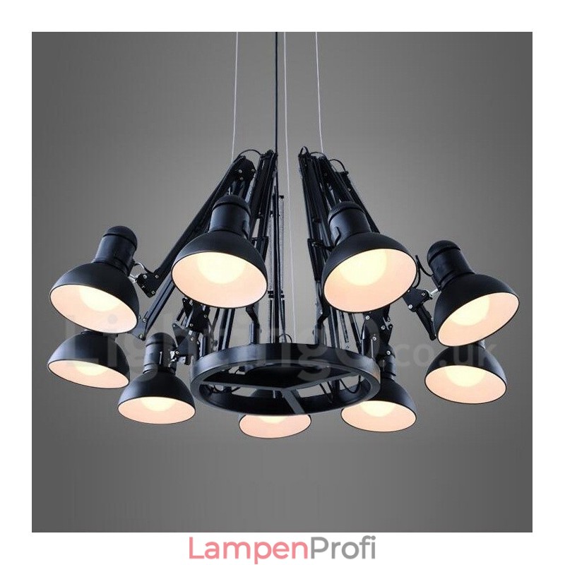 9 Licht Moderne Zeitgenössische Single-Tier Kronleuchter Lampe Licht