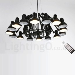 16 Licht Moderne Zeitgenössische Single-Tier Kronleuchter Lampe Licht