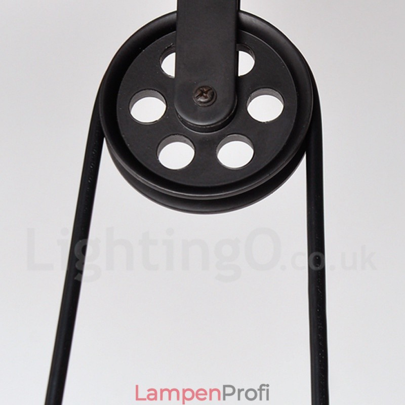 3-flammige Pendelleuchte aus Metall im Vintage-Stil