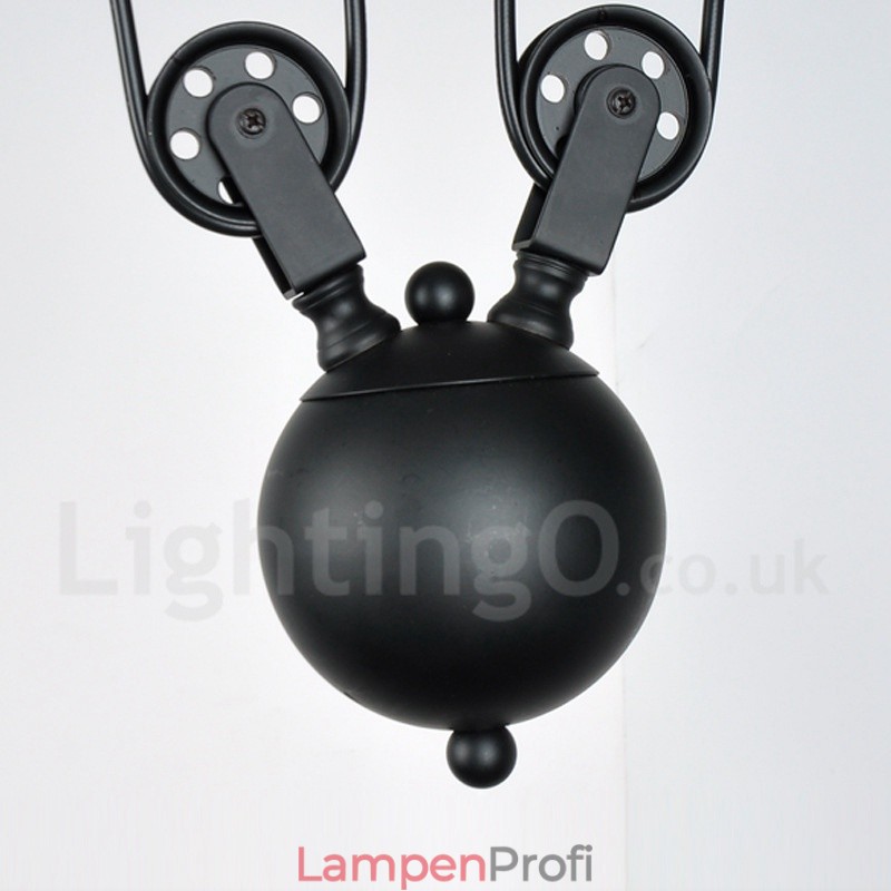 3-flammige Pendelleuchte aus Metall im Vintage-Stil