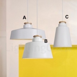 Moderne zeitgenössische Pendelleuchte aus Metall