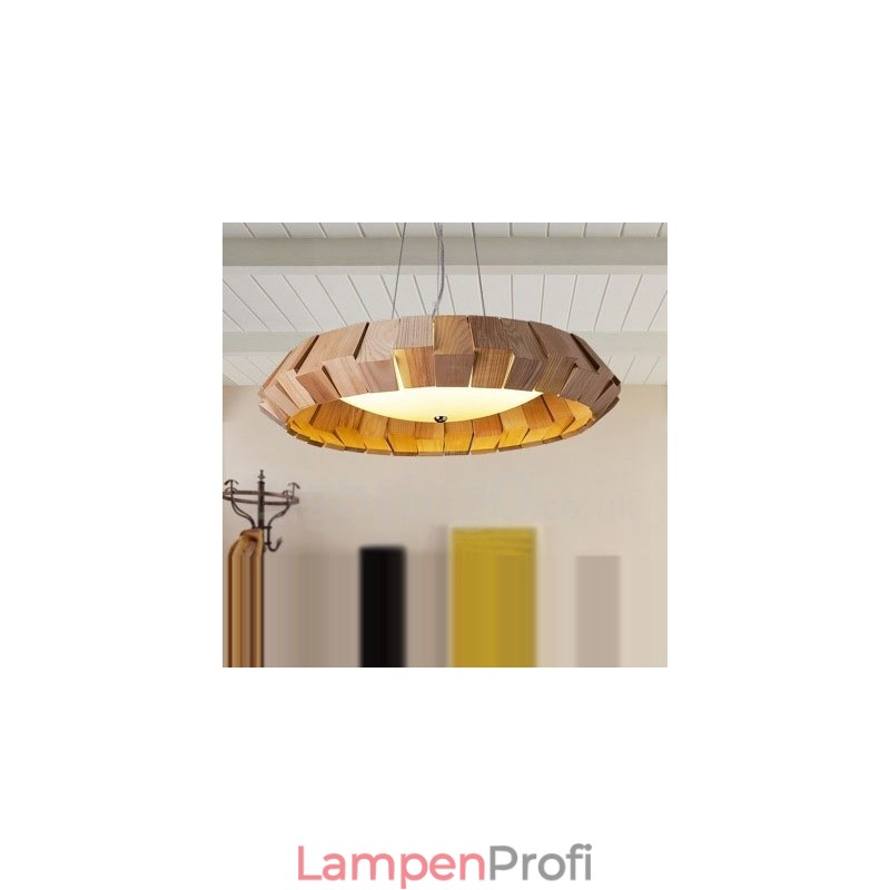 Moderne zeitgenössische Holz Pendelleuchte