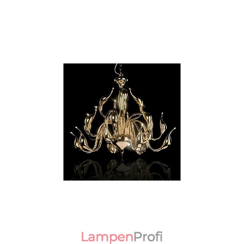 Moderne Kronleuchter Licht 18 Lichter G4 Vergoldung