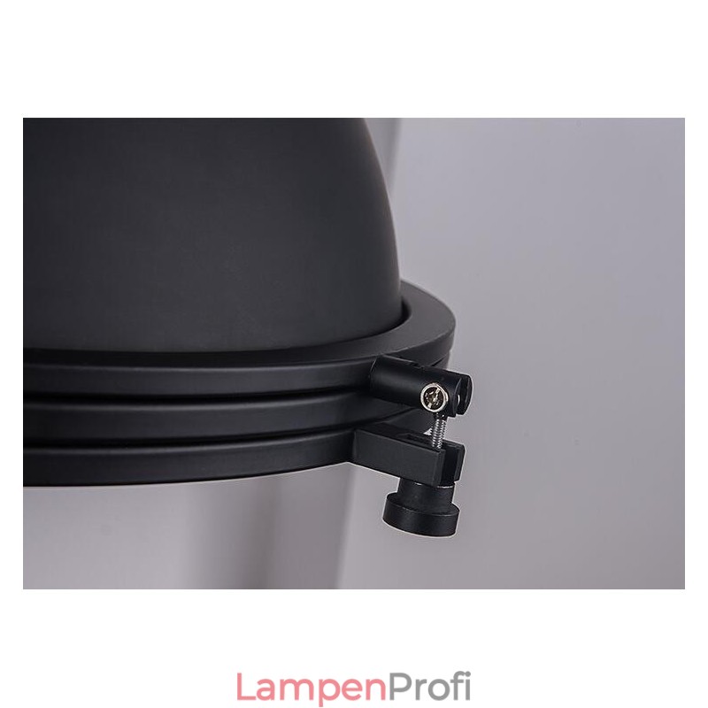 Schwarze Vintage-Pendelleuchte aus Metall