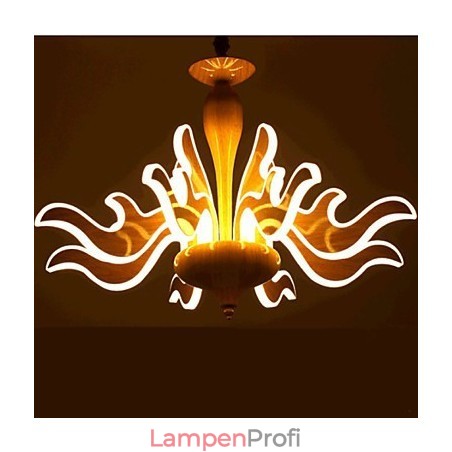 Die Kunst der Holzmaserung imitiert importierten Acryl chinesischen einfachen Kronleuchter