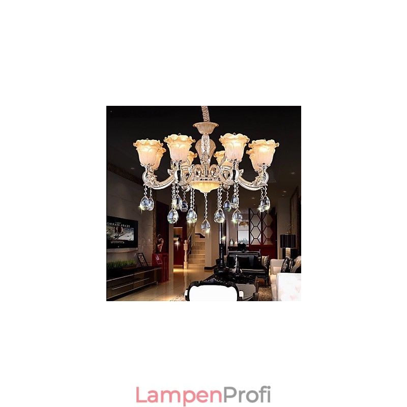 Europäischer Stil Retro Kristall Pendelleuchte Americange Lampe