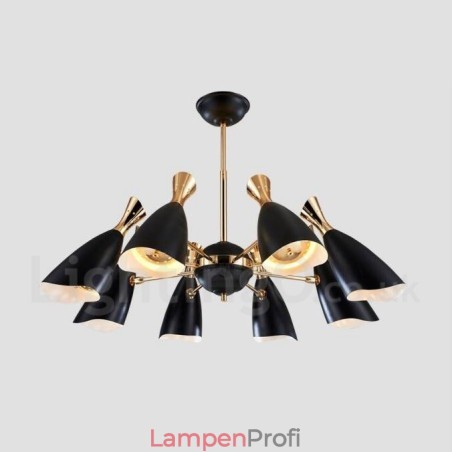 Moderne zeitgenössische 8-Licht-Kronleuchterlampe Moderne zeitgenössische 8-Licht-Kronleuchterlampe