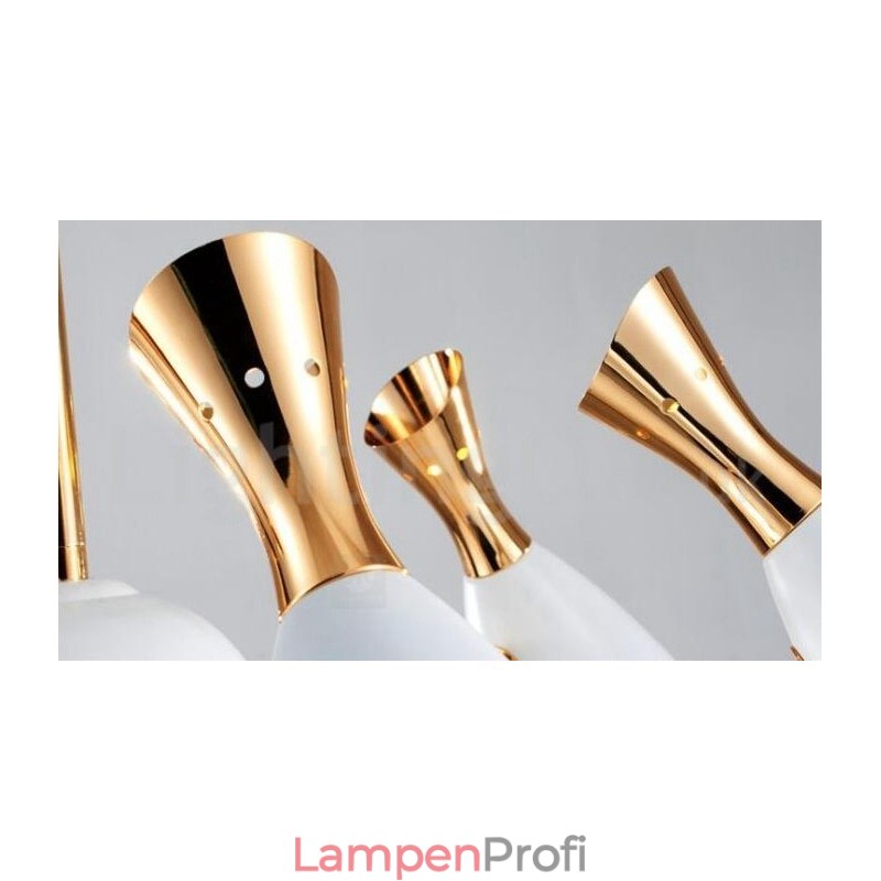 Moderne zeitgenössische 8-Licht-Kronleuchterlampe
