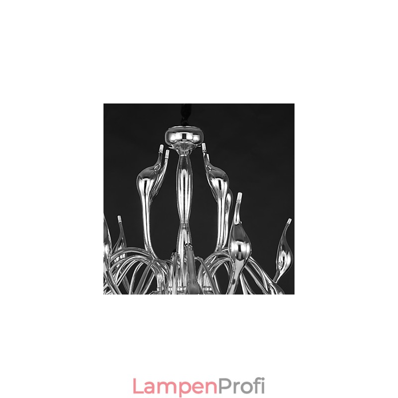 Moderne Kronleuchterleuchte 18 Lichter G4 Chrom-Finish