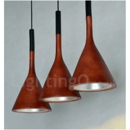 1-flammige Vintage-Beton-Pendelleuchte