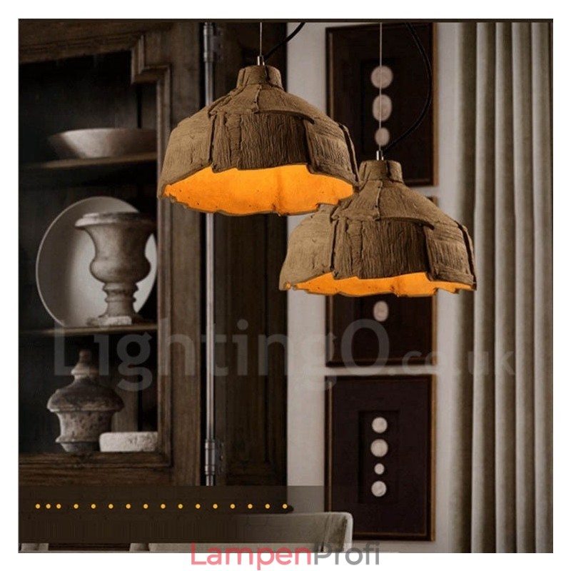 Vintage Beton Pendelleuchte