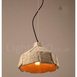 Vintage Beton Pendelleuchte