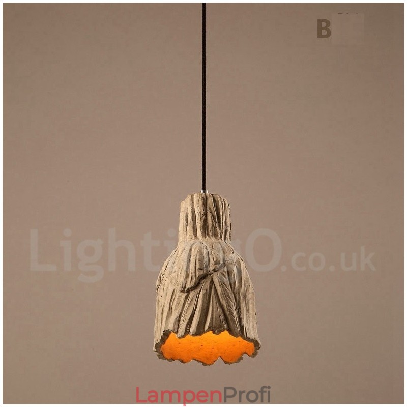 Vintage Beton Pendelleuchte