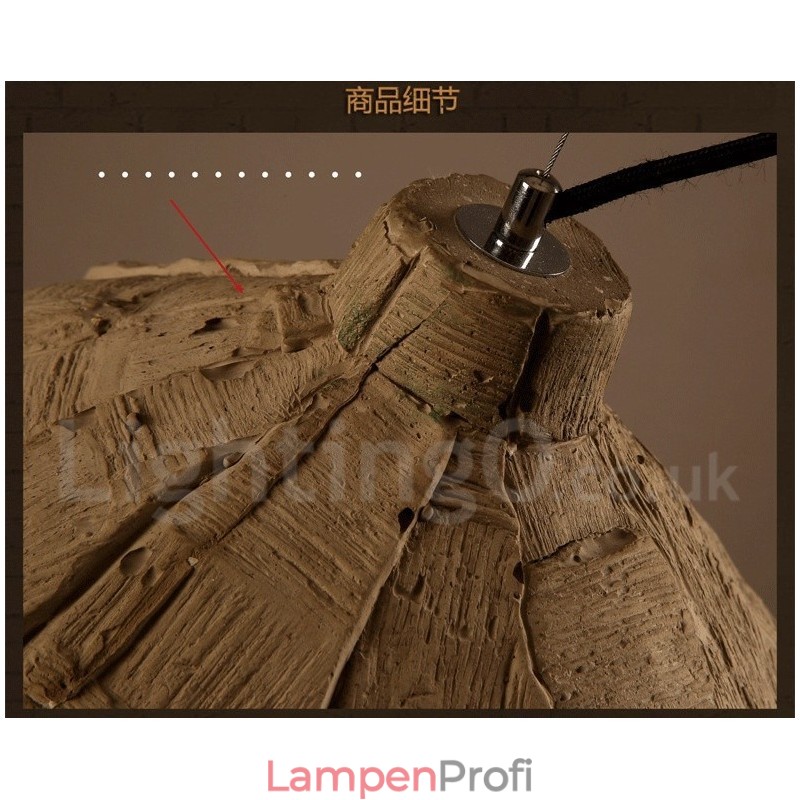 Vintage Beton Pendelleuchte