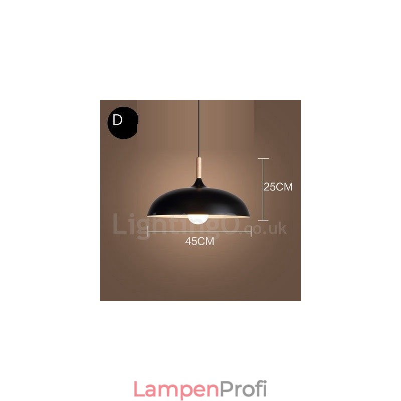 Moderne zeitgenössische Pendelleuchte mit 1 Licht
