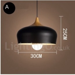 Moderne zeitgenössische Pendelleuchte mit 1 Licht