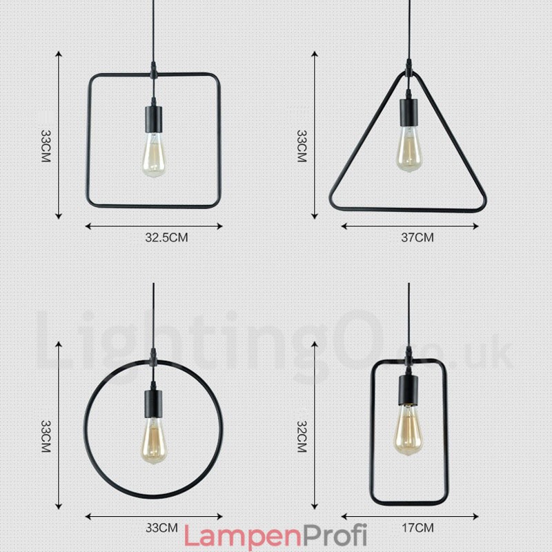 Moderne zeitgenössische Pendelleuchte aus Metall mit 1 Licht