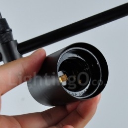 Moderne zeitgenössische Pendelleuchte aus Metall mit 1 Licht