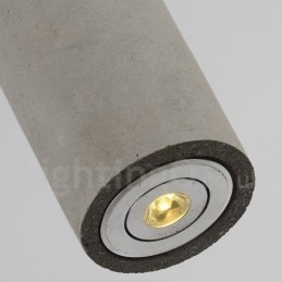 Moderne zeitgenössische 1-flammige Beton-Pendelleuchte