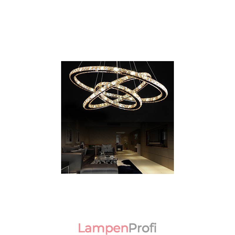 Deckenleuchten mit modischer Ring-Kristall-Deckenlampe