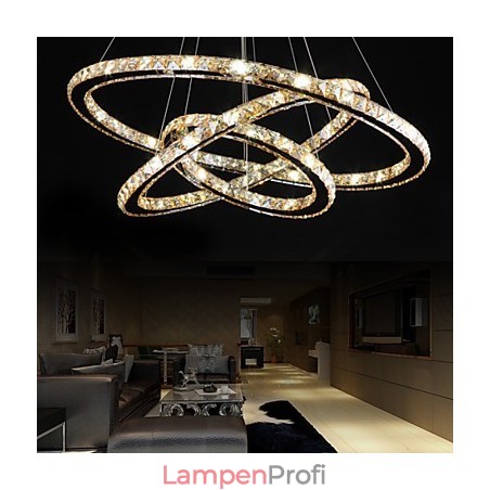 Deckenleuchten mit modischer Ring-Kristall-Deckenlampe Deckenleuchten mit modischer Ring-Kristall-Deckenlampe