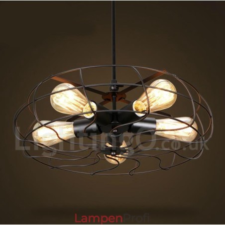 Retro Vintage 5-flammige Pendelleuchte Retro Vintage 5-flammige Pendelleuchte