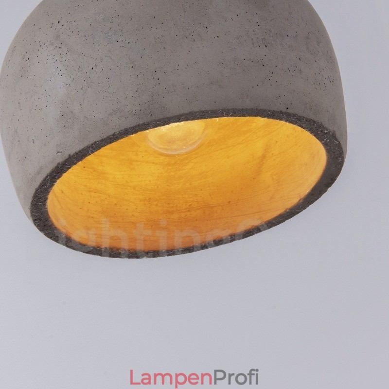 Retro Vintage Holz Beton Einzellicht Pendelleuchte