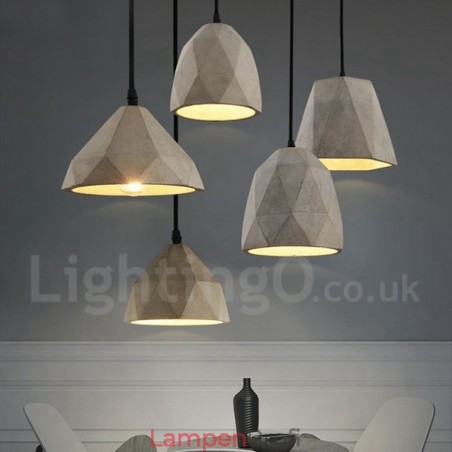 Vintage Beton Pendelleuchte mit 1 Licht Vintage Beton Pendelleuchte mit 1 Licht