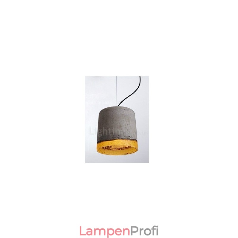 Moderne zeitgenössische Beton-Pendelleuchte mit 1 Licht