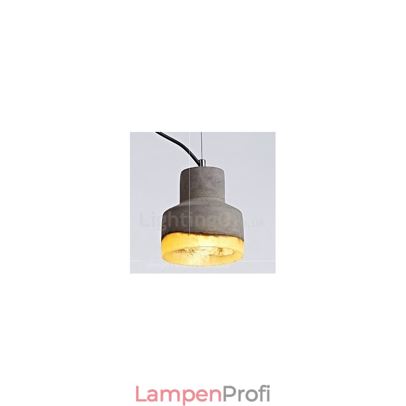 Moderne zeitgenössische Beton-Pendelleuchte mit 1 Licht