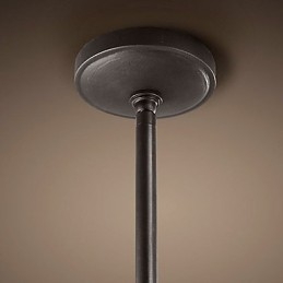 Pendelleuchte aus Eisen im Retro-Stil mit 12 Lichtern in Kerzenfunktion