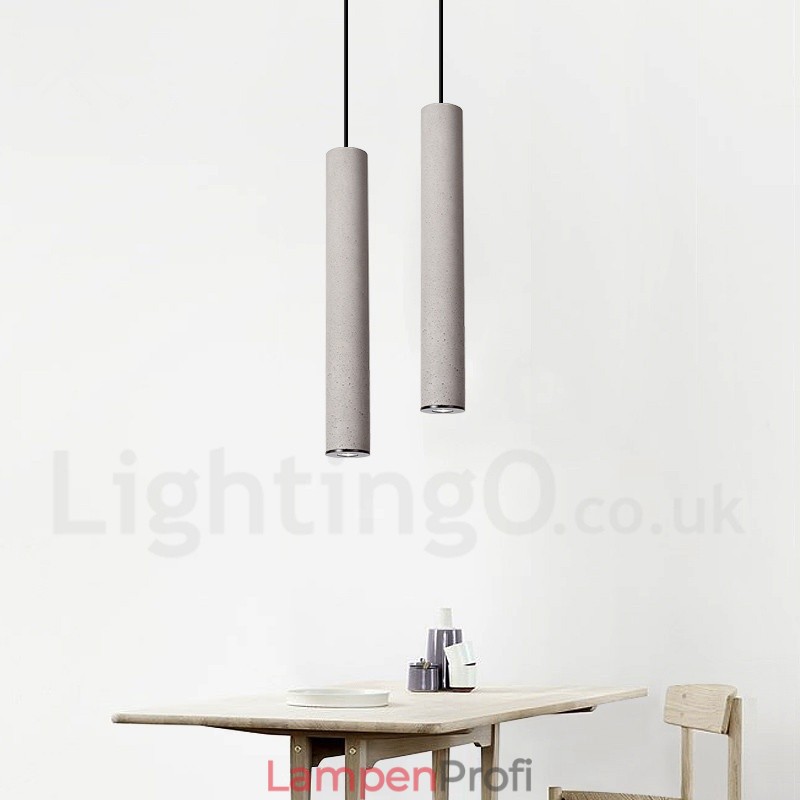 Moderne zeitgenössische Beton-Pendelleuchte mit 1 Licht