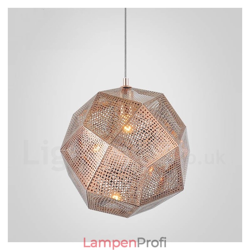 Moderne zeitgenössische 1-flammige Kugel-Pendelleuchte