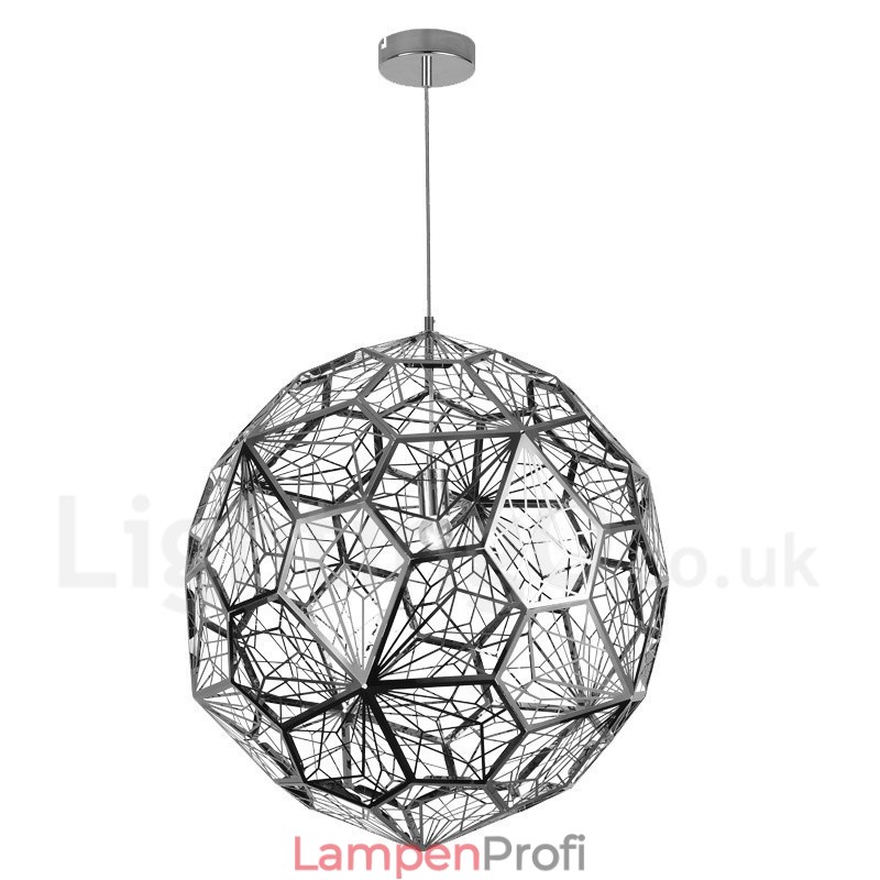 Moderne zeitgenössische 1-flammige Kugel-Pendelleuchte