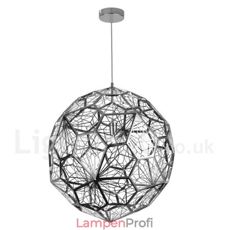 Moderne zeitgenössische 1-flammige Kugel-Pendelleuchte