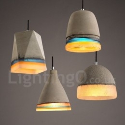 Vintage Beton Pendelleuchte