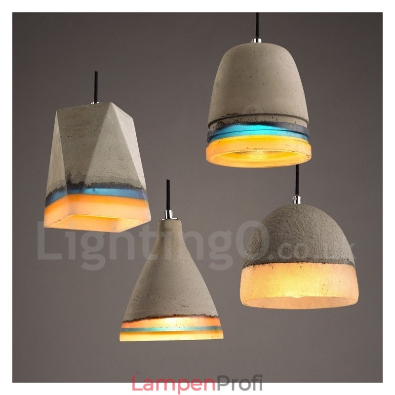 Vintage Beton Pendelleuchte