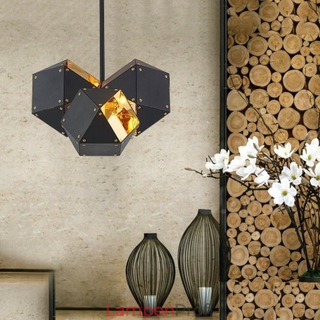 Moderne Pendelleuchte mit 3 Lichtern Moderne Pendelleuchte mit 3 Lichtern