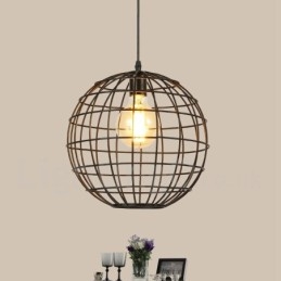 Globe Pendelleuchte im Landhausstil