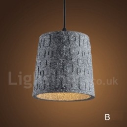 Retro Vintage Beton 1 Licht Pendelleuchte