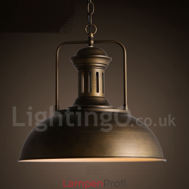 Retro Vintage Metall 1 Licht Pendelleuchte