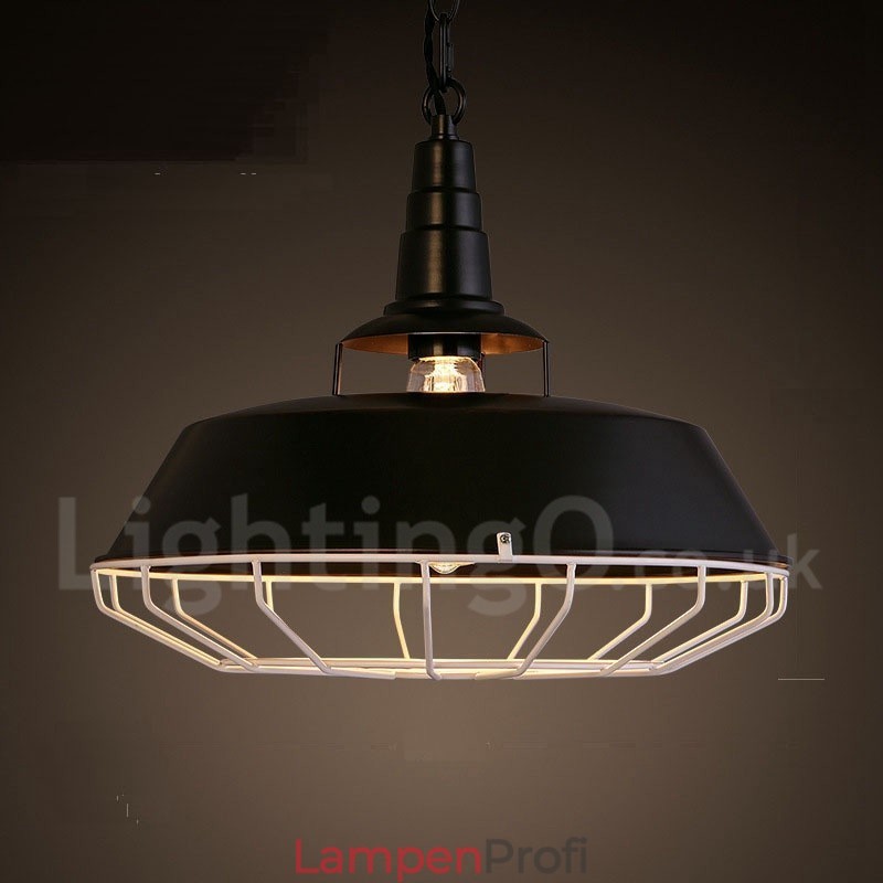 Retro Vintage Metall 1 Licht Pendelleuchte