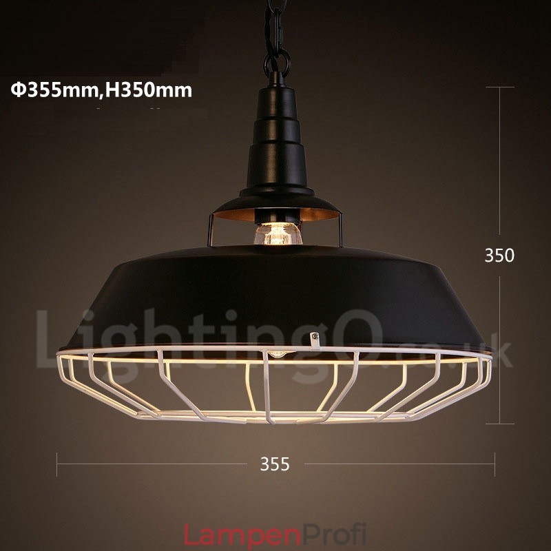 Retro Vintage Metall 1 Licht Pendelleuchte