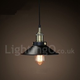 Retro Vintage Metall 1 Licht Pendelleuchte