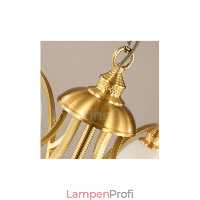 5-flammiger Rustic Lodge Kronleuchter aus integriertem Metall und Kupfer