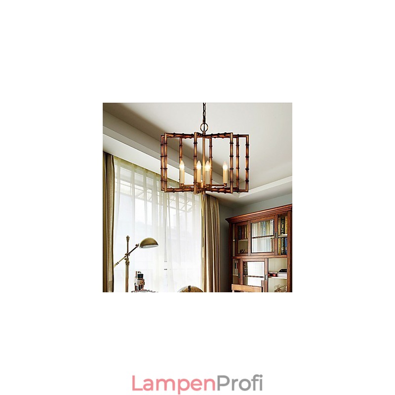 Amerikanischen Land Einfache Antike Kupfer Eisen Kronleuchter Kronleuchter Kreative